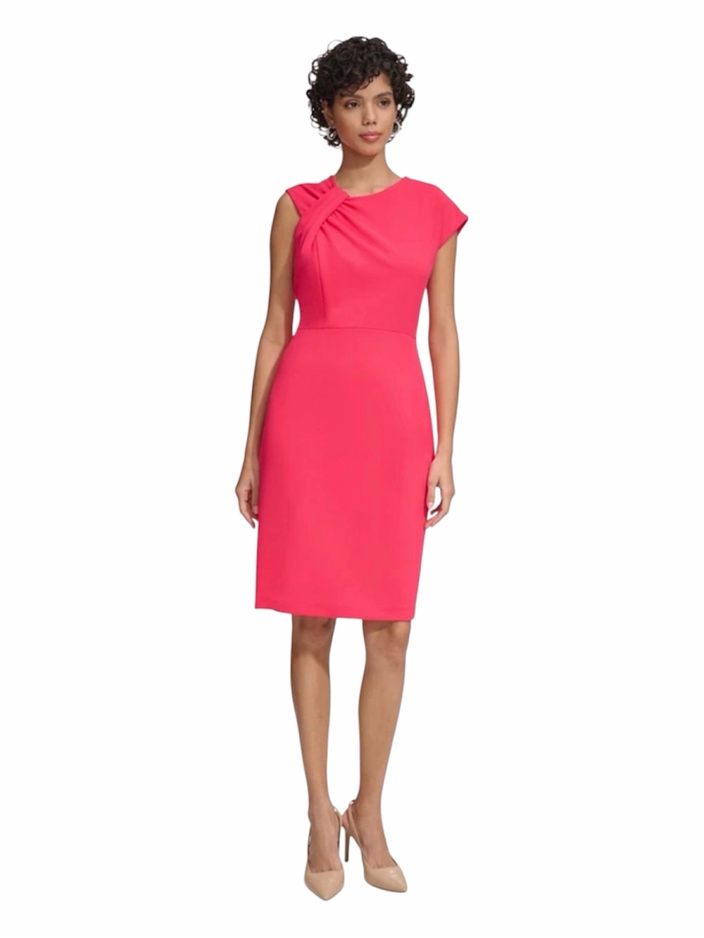 Calvin Klein Sunburst Sheath Dress Women's Size 14W